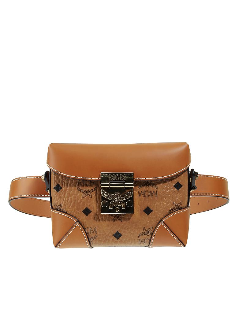 MCM | Tasche - Bauchtasche/Crossbodytasche "Soft Berlin" | braun