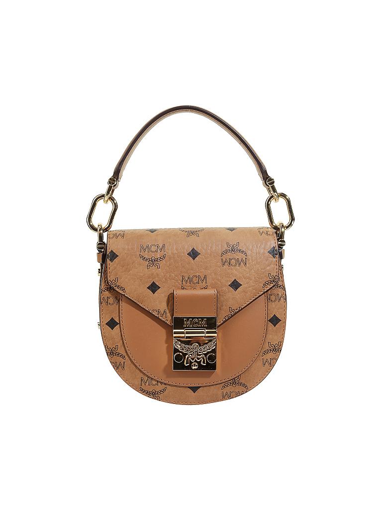 MCM Visetos Patricia Satchel w/ Strap - Neutrals Handle Bags, Handbags -  W3048755