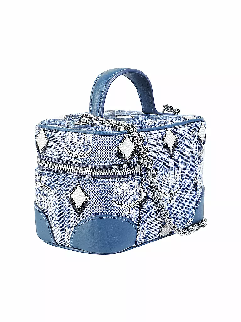MCM | Tasche - Mini Bag Vintage Jacquard  | blau