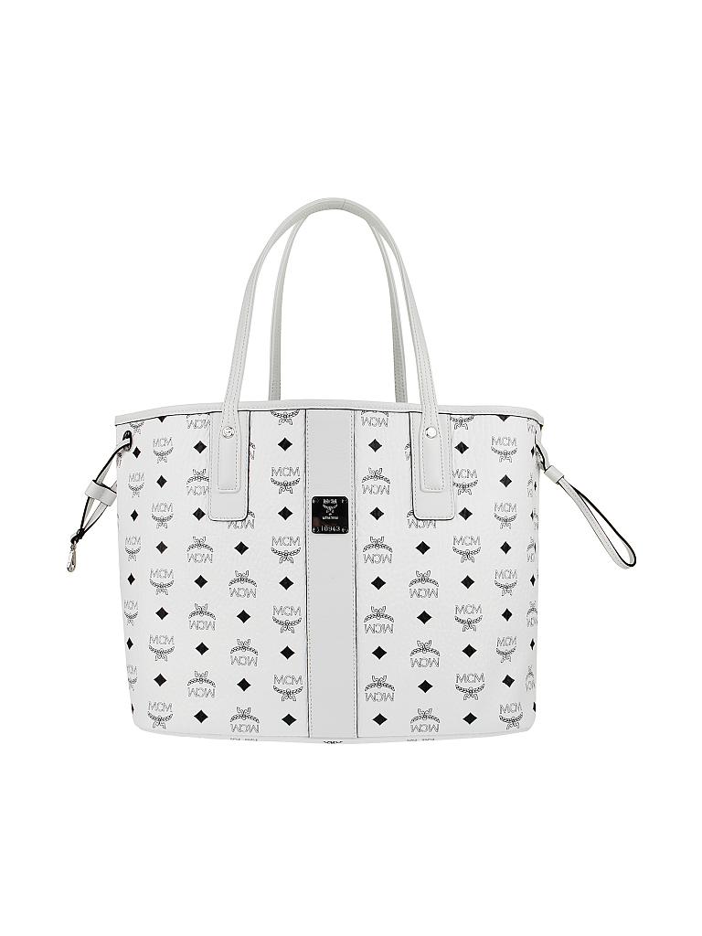 MCM | Tasche - Shopper "Project Visetos" | weiß