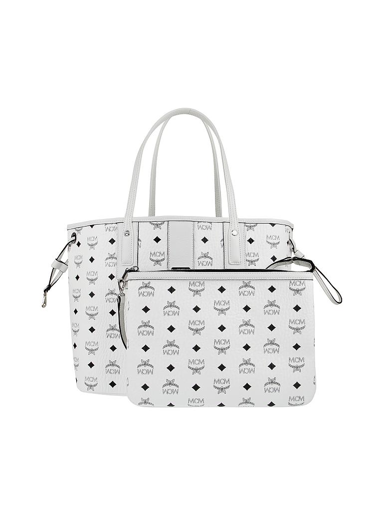 MCM | Tasche - Shopper "Project Visetos" | weiß