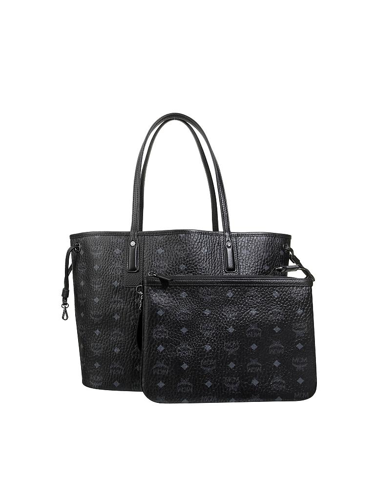 MCM | Tasche - Wende-Shopper "Project Visetos" M | schwarz