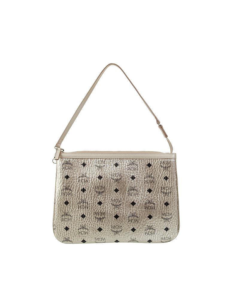 MCM | Tasche - Wende-Shopper "Project Visetos" M | gold