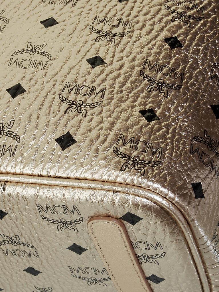 MCM | Tasche - Wende-Shopper "Project Visetos" M | gold