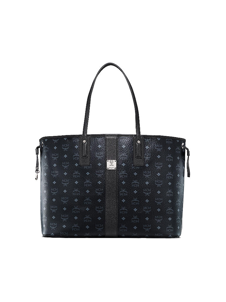 MCM | Wende Shopper " Visetos " | schwarz