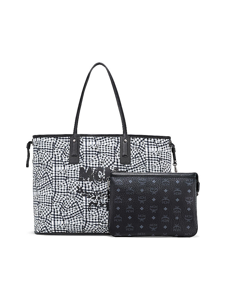 MCM | Wende Shopper " Visetos " | schwarz
