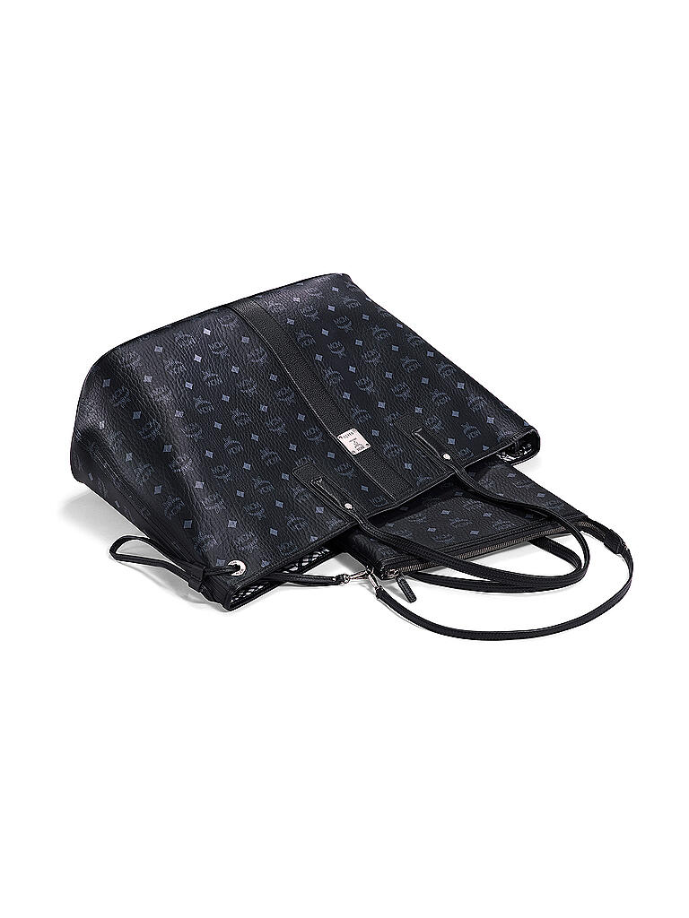 MCM | Wende Shopper " Visetos " | schwarz