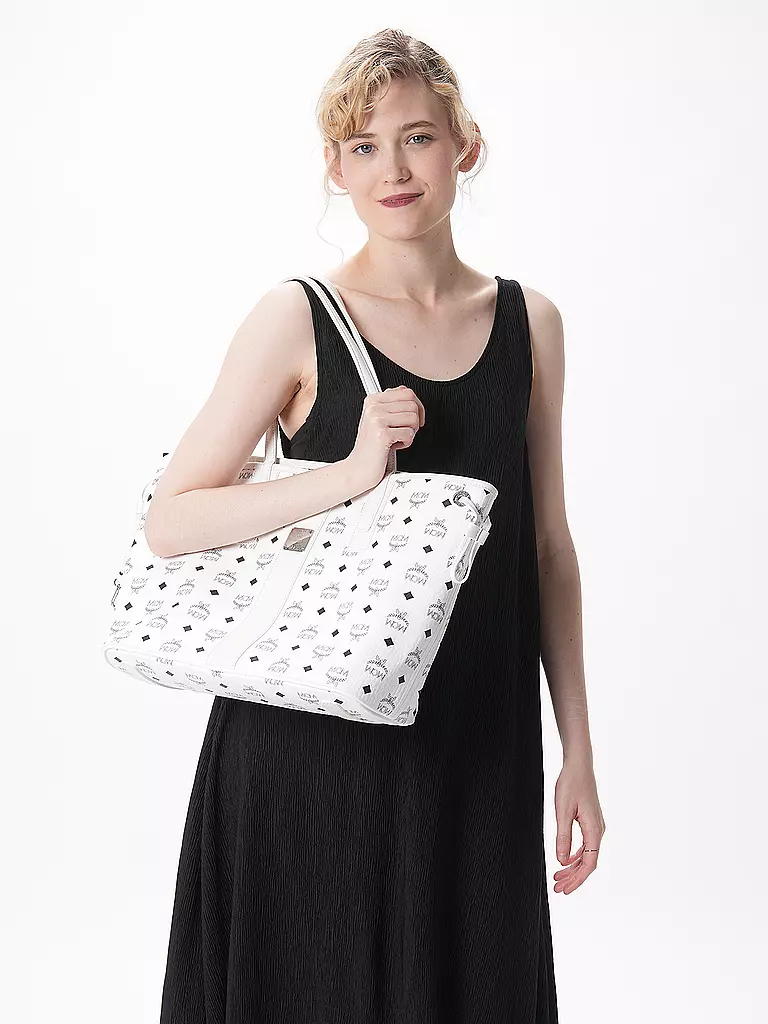 MCM | Wendetasche - Shopper LIZ Medium | weiss