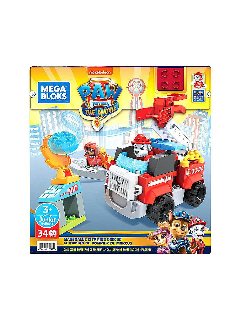MEGA CONSTRUX | Mega Bloks Paw Patrol Marshalls Feuerwehr | keine Farbe