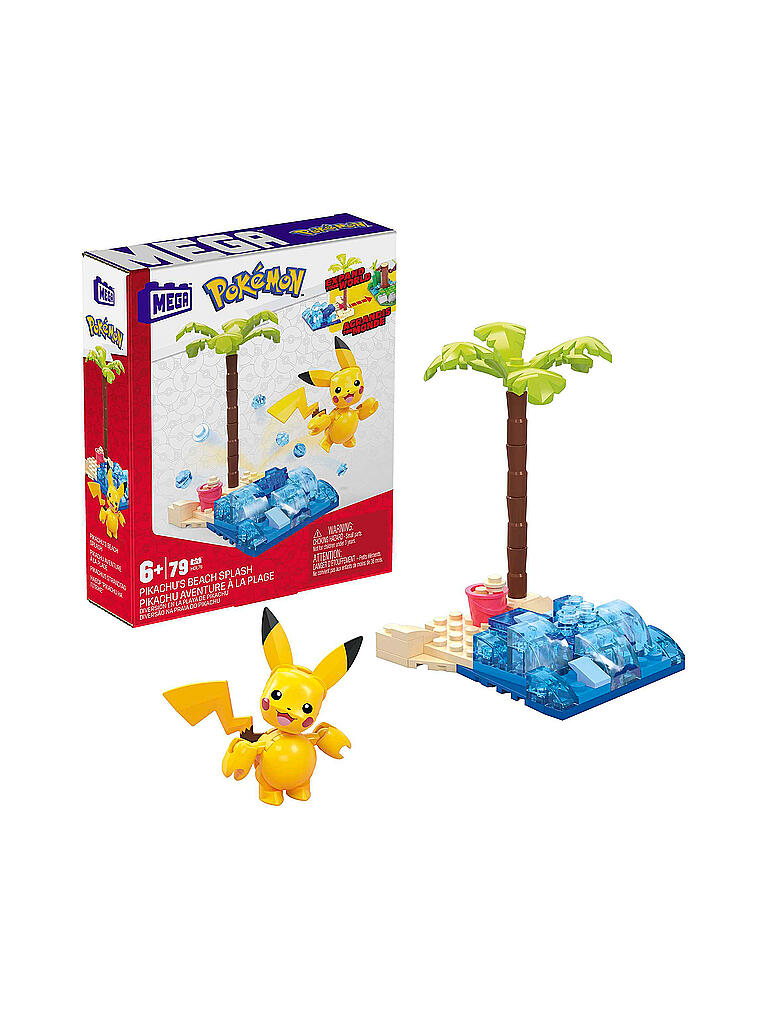 MEGA CONSTRUX | Mega Construx Pokemon - Pikachus Strandtag | keine Farbe