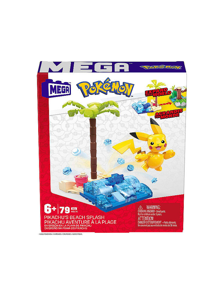 MEGA CONSTRUX | Mega Construx Pokemon - Pikachus Strandtag | keine Farbe