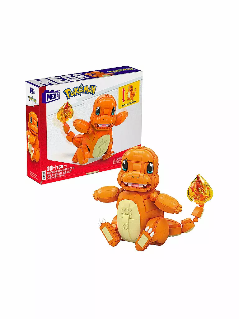 MEGA CONSTRUX | Mega Construx Pokemon Jumbo Glumanda | keine Farbe