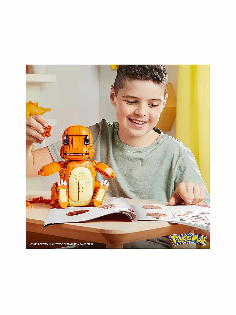 MEGA CONSTRUX | Mega Construx Pokemon Jumbo Glumanda | keine Farbe