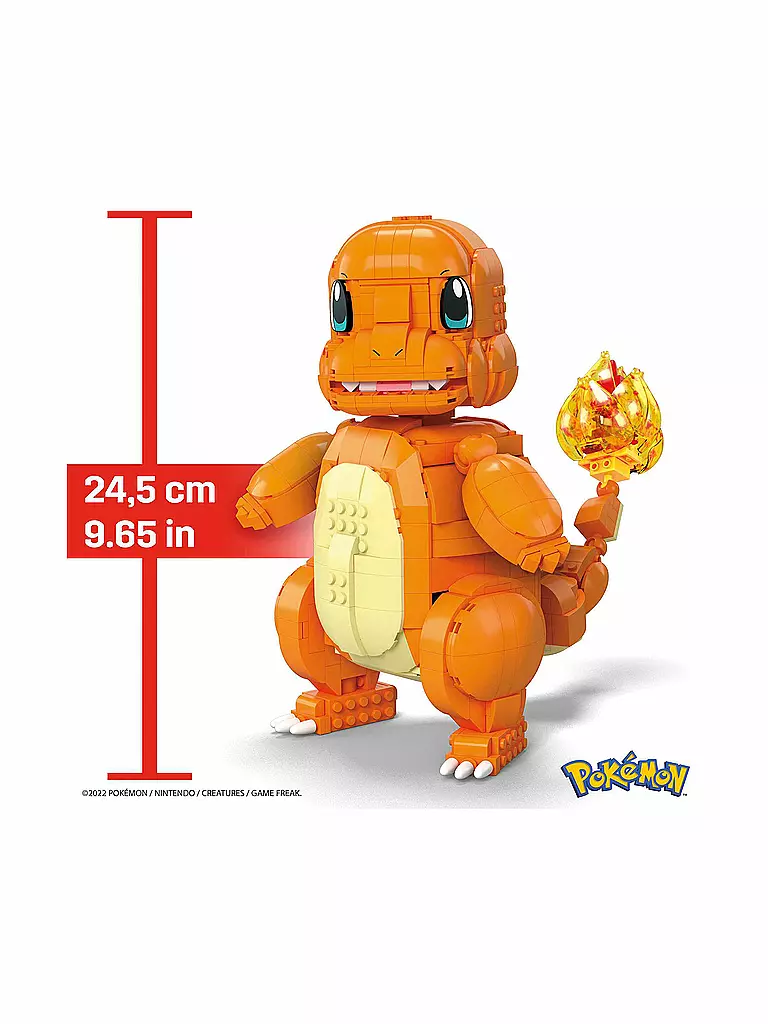 MEGA CONSTRUX | Mega Construx Pokemon Jumbo Glumanda | keine Farbe