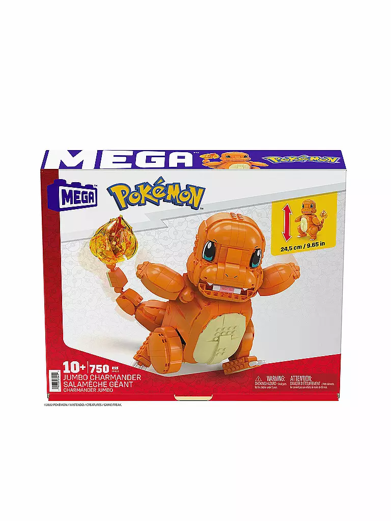 MEGA CONSTRUX | Mega Construx Pokemon Jumbo Glumanda | keine Farbe