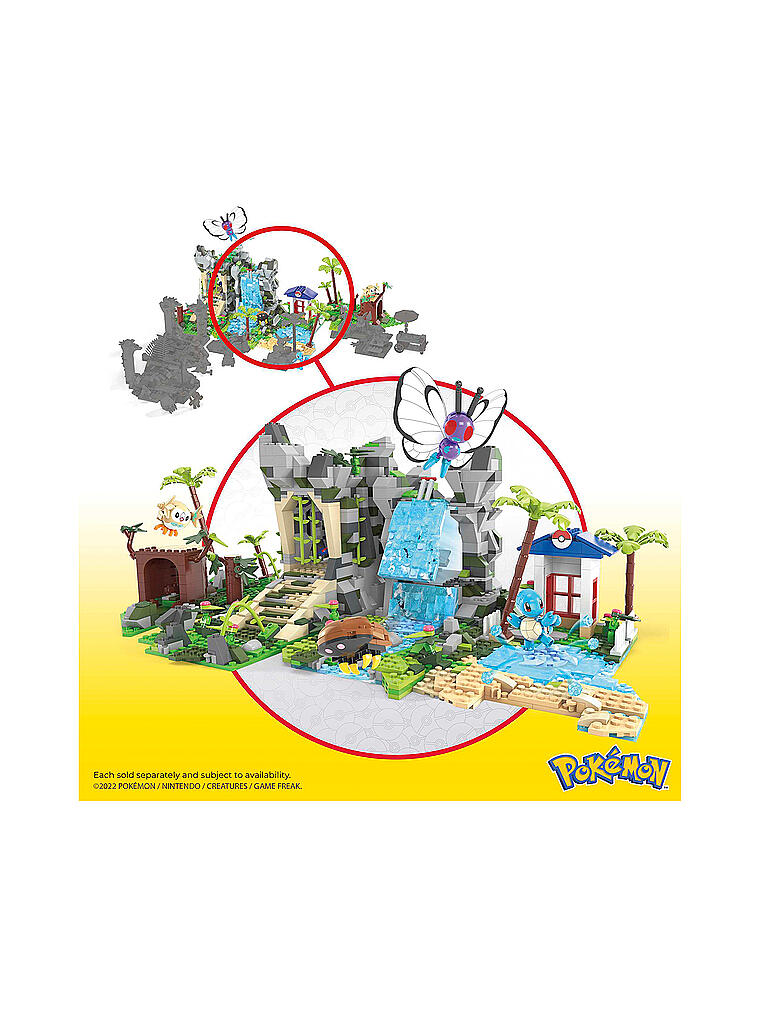 MEGA CONSTRUX Mega Construx Pokémon Ultimative DschungelExpedition keine Farbe