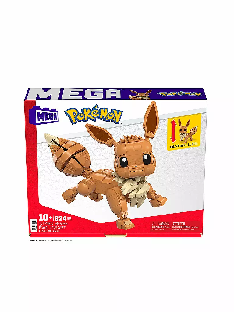 MEGA CONSTRUX | MEGA Pokémon Jumbo Evoli | keine Farbe