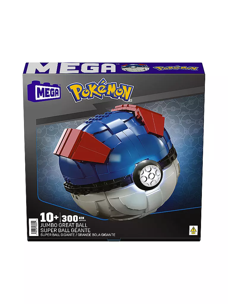 MEGA CONSTRUX | Mega Pokemon Jumbo Superball | keine Farbe