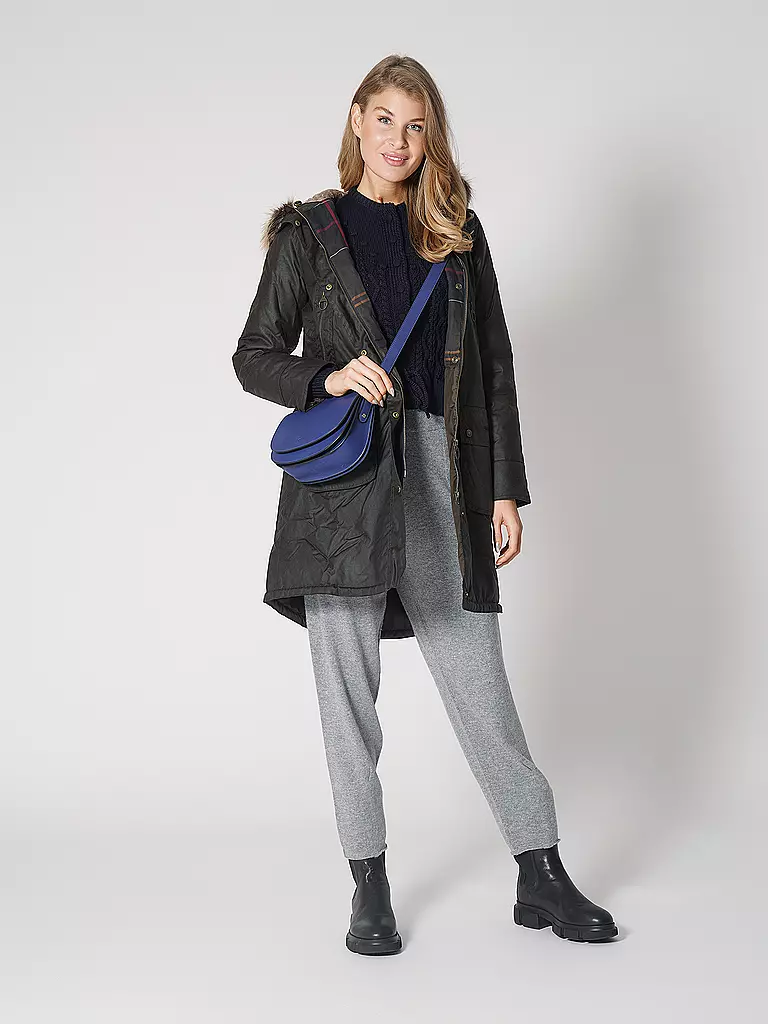 MEGGY K MUNICH | Ledertasche - Umhängetasche HELENE | blau