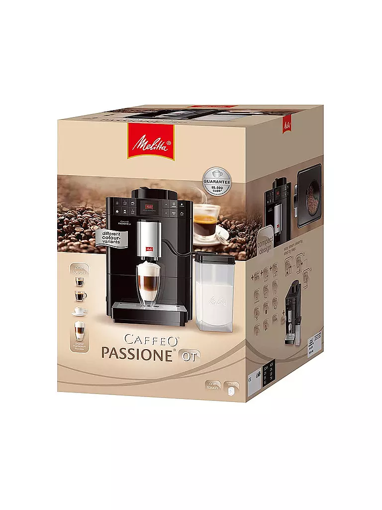 MELITTA | Caffeo® Passione® OT Kaffeevollautomat F53/1-102 Schwarz | schwarz