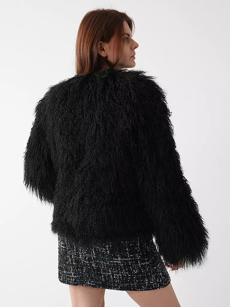 MEOTINE | Felljacke | schwarz