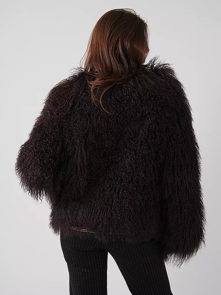 MEOTINE | Felljacke | braun