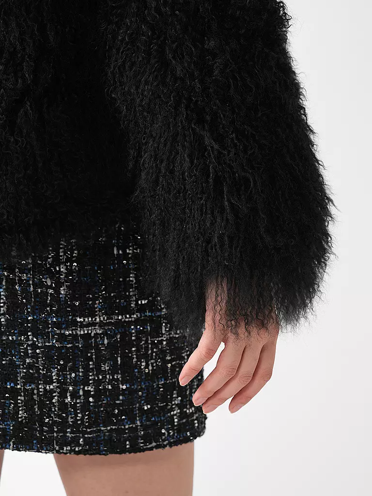 MEOTINE | Felljacke | schwarz