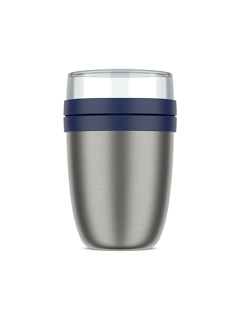 MEPAL Thermo-Lunchpot Ellipse 0,5/0,2l Edelstahl Vivid Blue dunkelblau