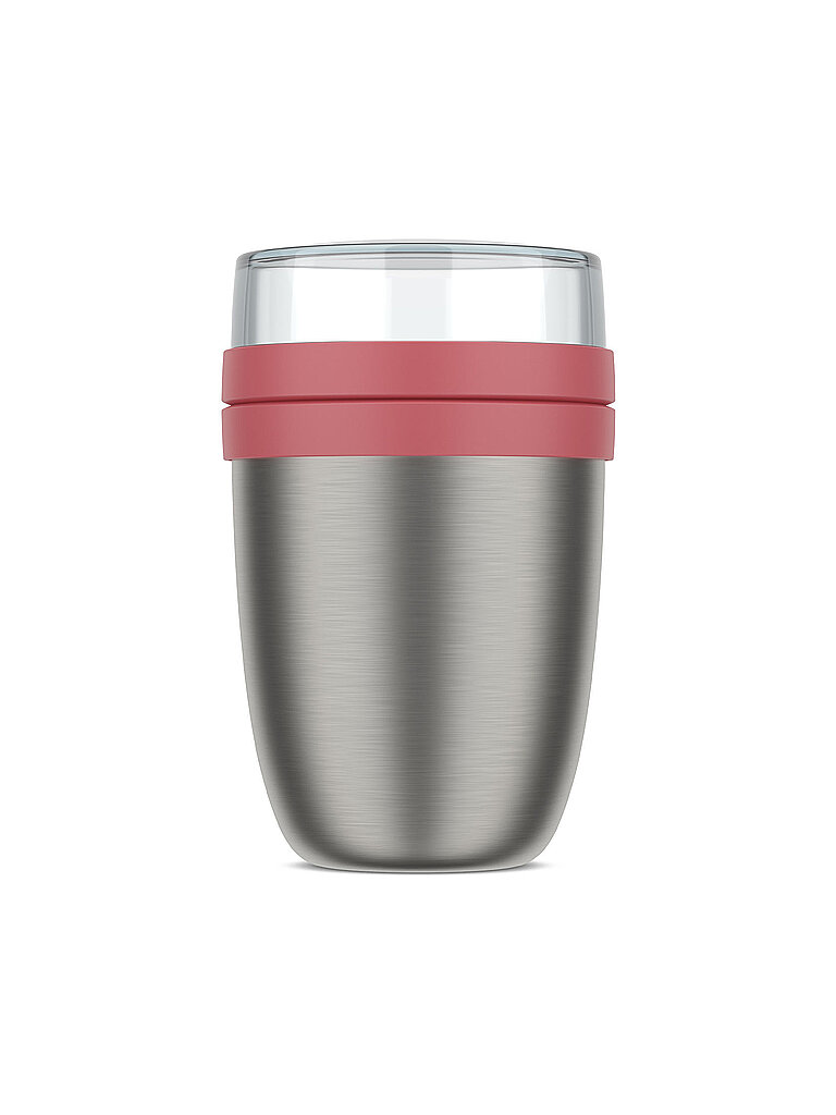 MEPAL Thermo-Lunchpot Ellipse 0,5/0,2l Edelstahl Vivid mauve beere