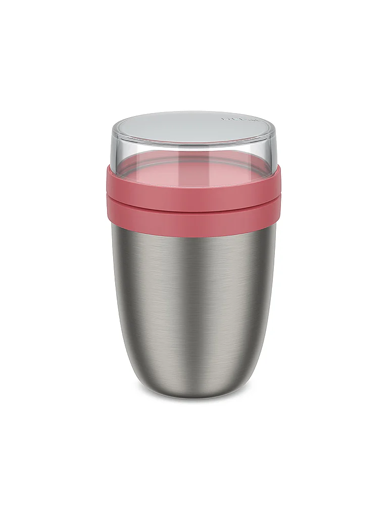 MEPAL Thermo-Lunchpot Ellipse 0,5/0,2l Edelstahl Vivid mauve beere