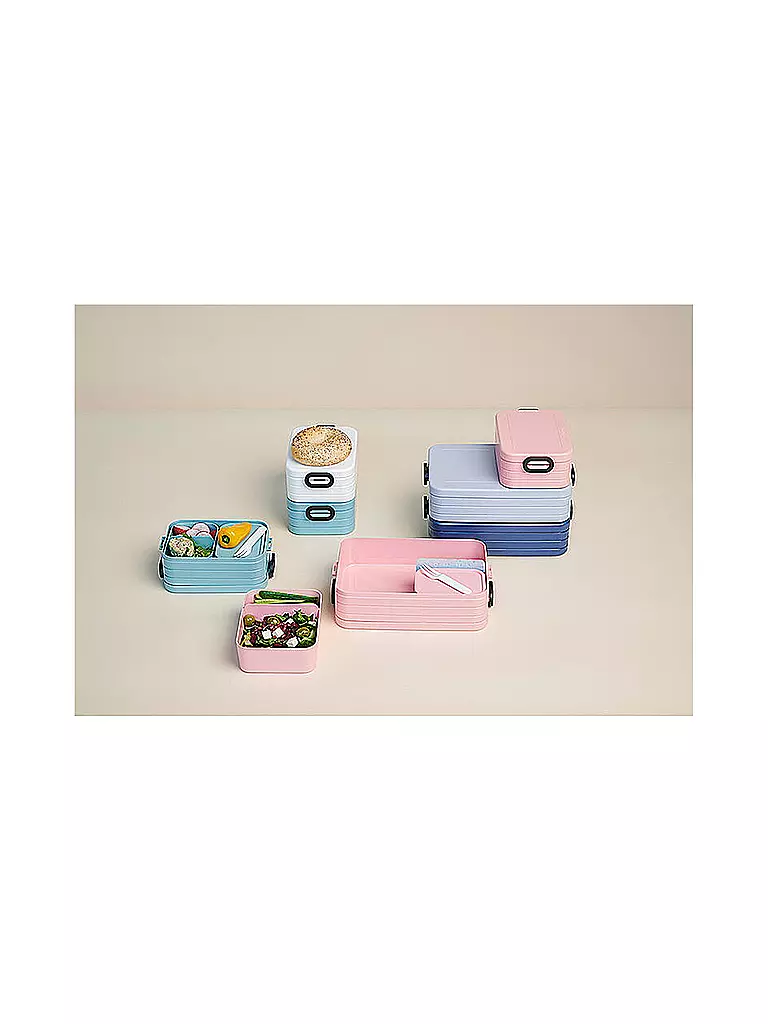 MEPAL | Lunchbox BENTO Midi Take a Break 18,5x12cm Vivid Mauve | beere