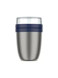 MEPAL | Thermo-Lunchpot Ellipse 0,5/0,2l Edelstahl Vivid Blue | Dunkelblau