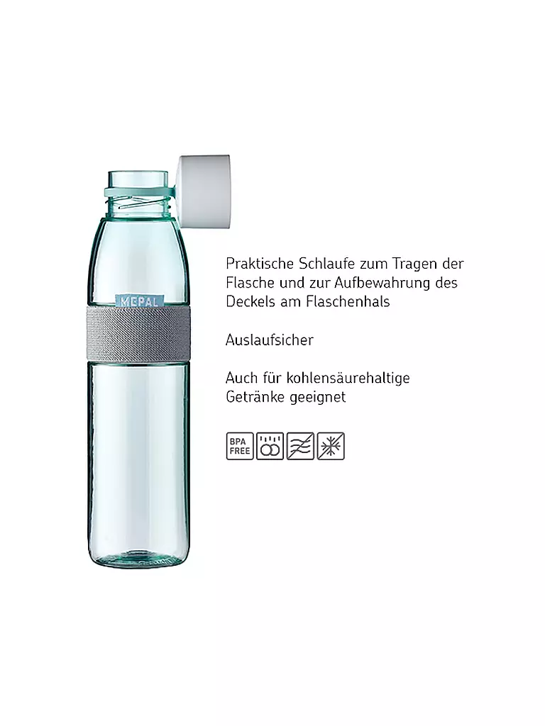 MEPAL | Trinkflasche ELLIPSE 500ml Vivid Mauve | beere