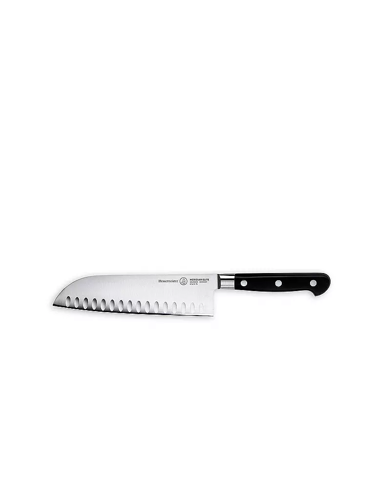 MESSERMEISTER | Santoku Messer MERIDIAN ELITE 17,8cm  | schwarz