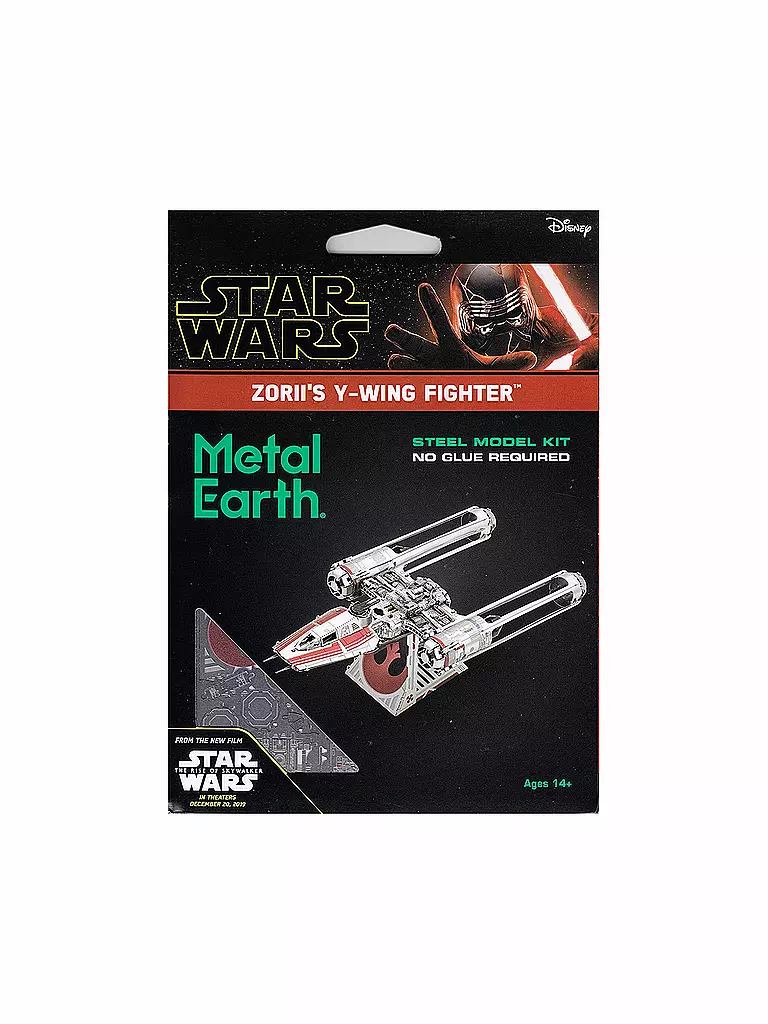 METAL EARTH | 3D Metallbausatz - Star Wars - Zorris y-Wing Fighter | keine Farbe