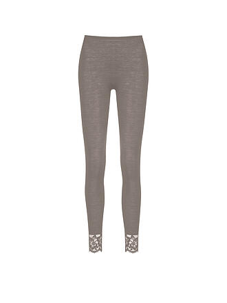 MEY | Loungewear Leggings WOOL LOVE deep taupe
