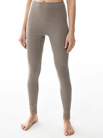 MEY | Loungewear Leggings WOOL LOVE deep taupe