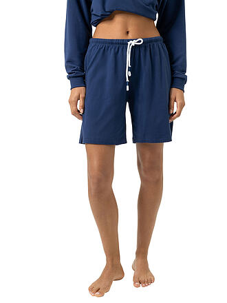 MEY | Pyjamashorts SOLID LOVE blue zodiac