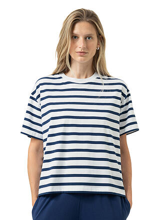 MEY | T-Shirt BREEZY STRIPES blue zodiac