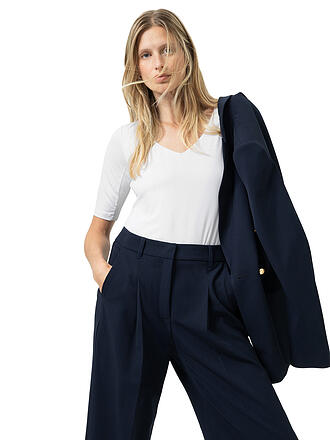 MEY | T-Shirt BLAZERSHIRT weiss