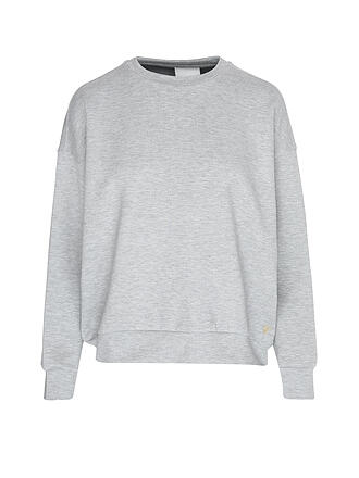 MEY | Loungewear Sweater PURE SOFTNESS silver grey melange