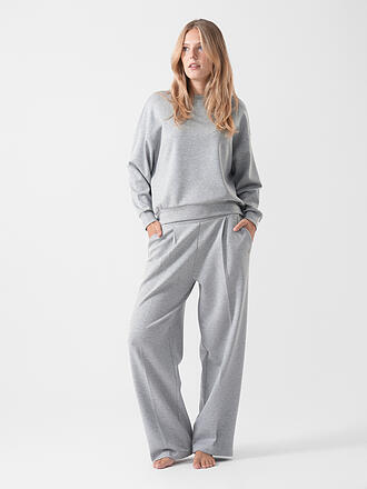 MEY | Loungewear Sweater PURE SOFTNESS silver grey melange