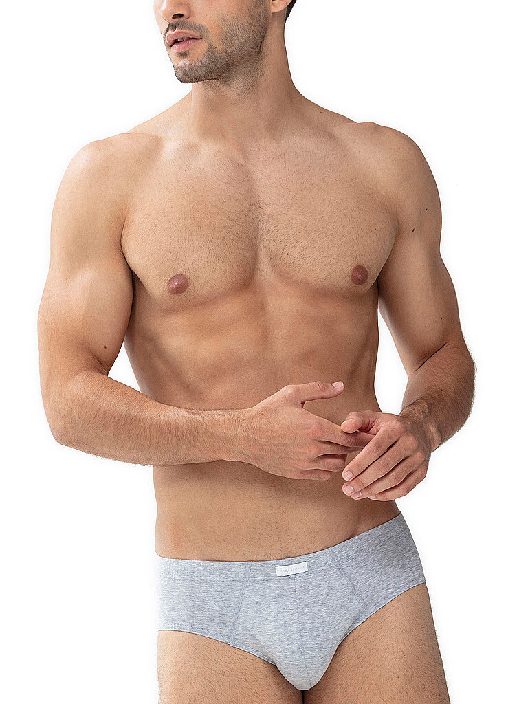 MEY Slip RE:THINK light grey melange grau | L