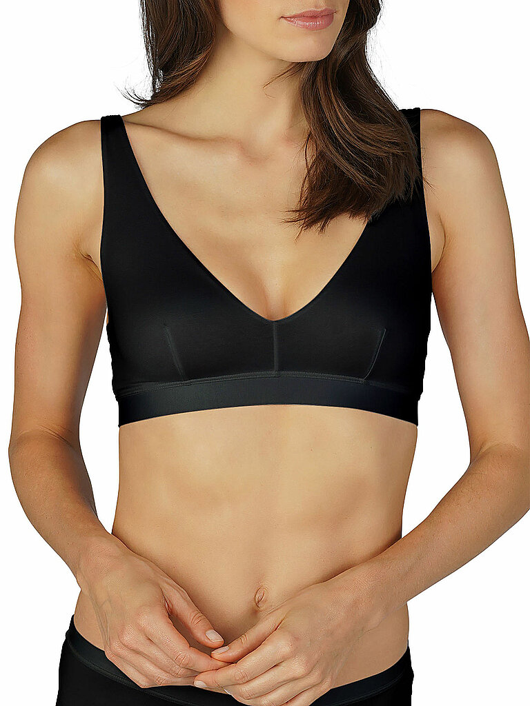Triangel BH ohne Bügel MOOD schwarz schwarz 85B damen