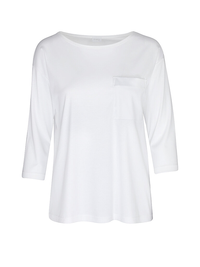 Pyjamashirt weiss weiss 44 damen