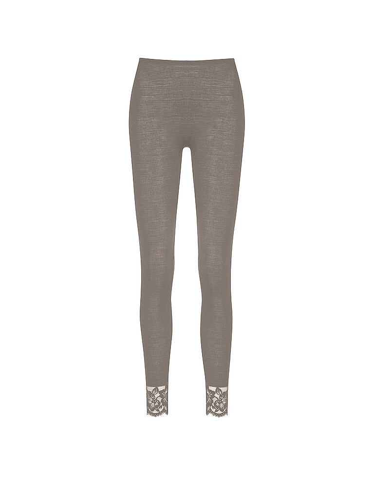 MEY Loungewear Leggings WOOL LOVE deep taupe hellbraun | XXL/XXXL