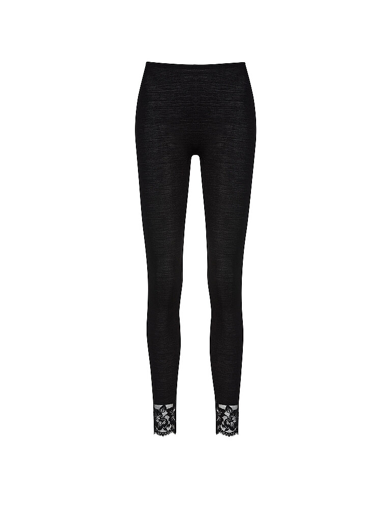 MEY Loungewear Leggings WOOL LOVE schwarz schwarz | L/XL
