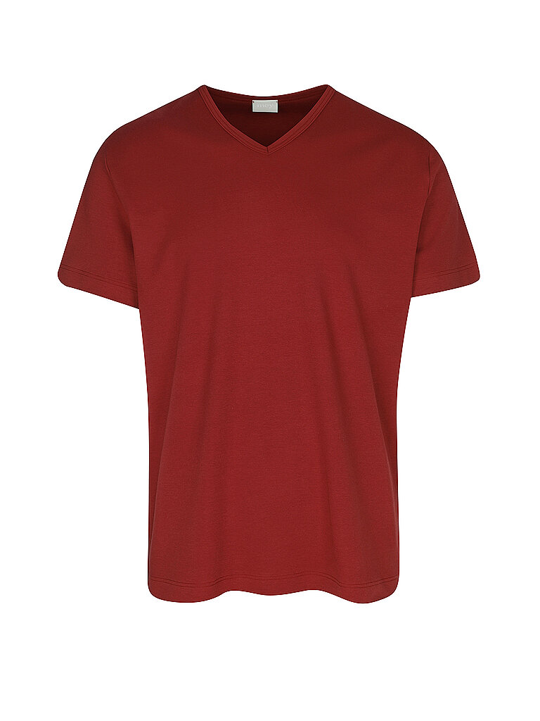 Pyjama T-Shirt true red rot L herren