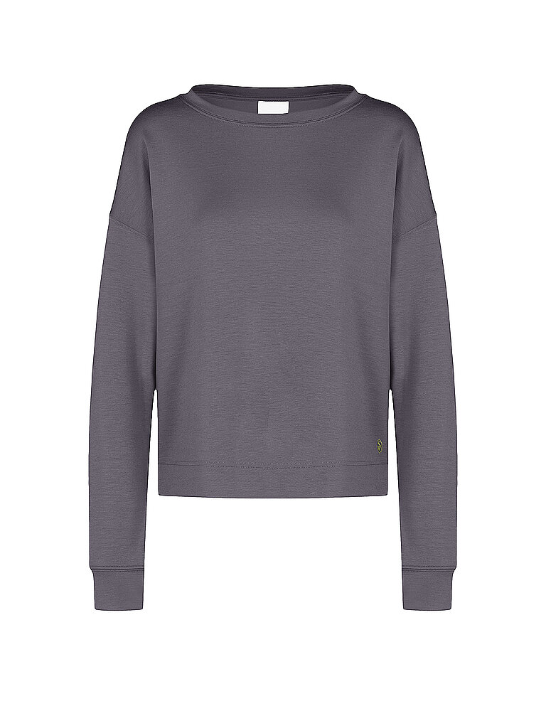 Loungewear Sweathsirt SMOOTH serious grey grau M damen