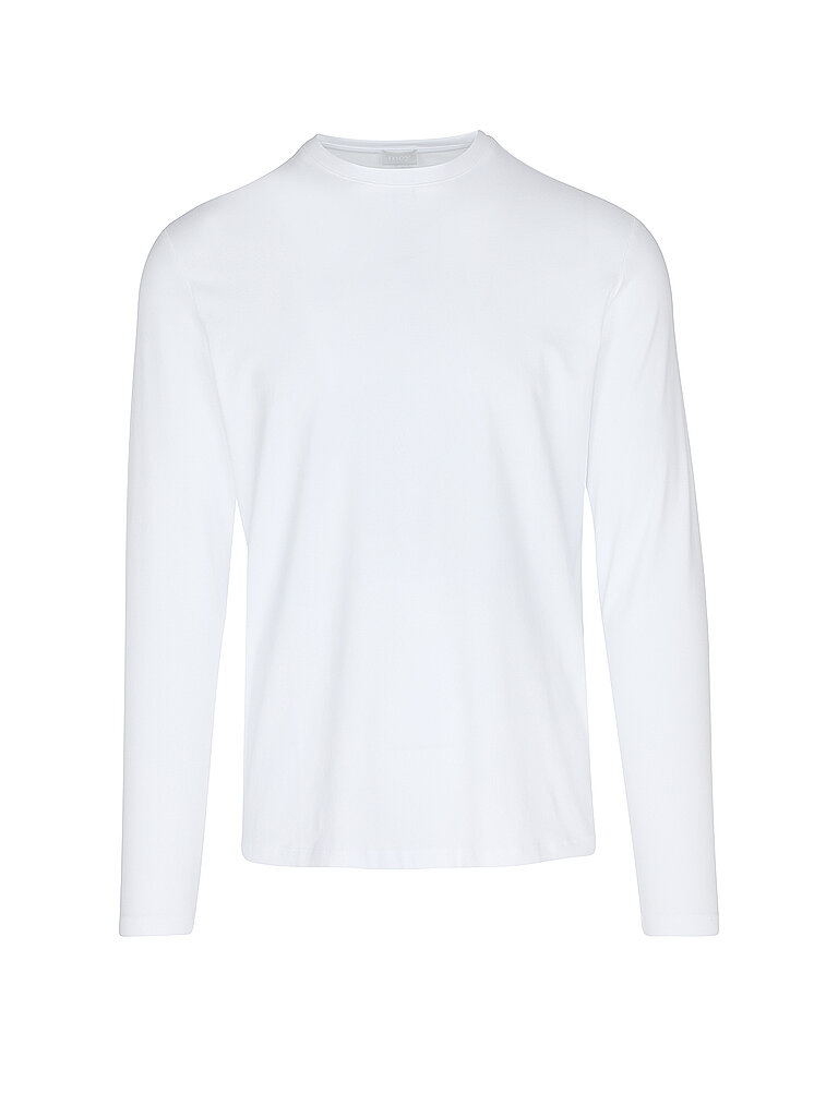 Pyjama Langarmshirt RELAX weiss weiss XXL herren